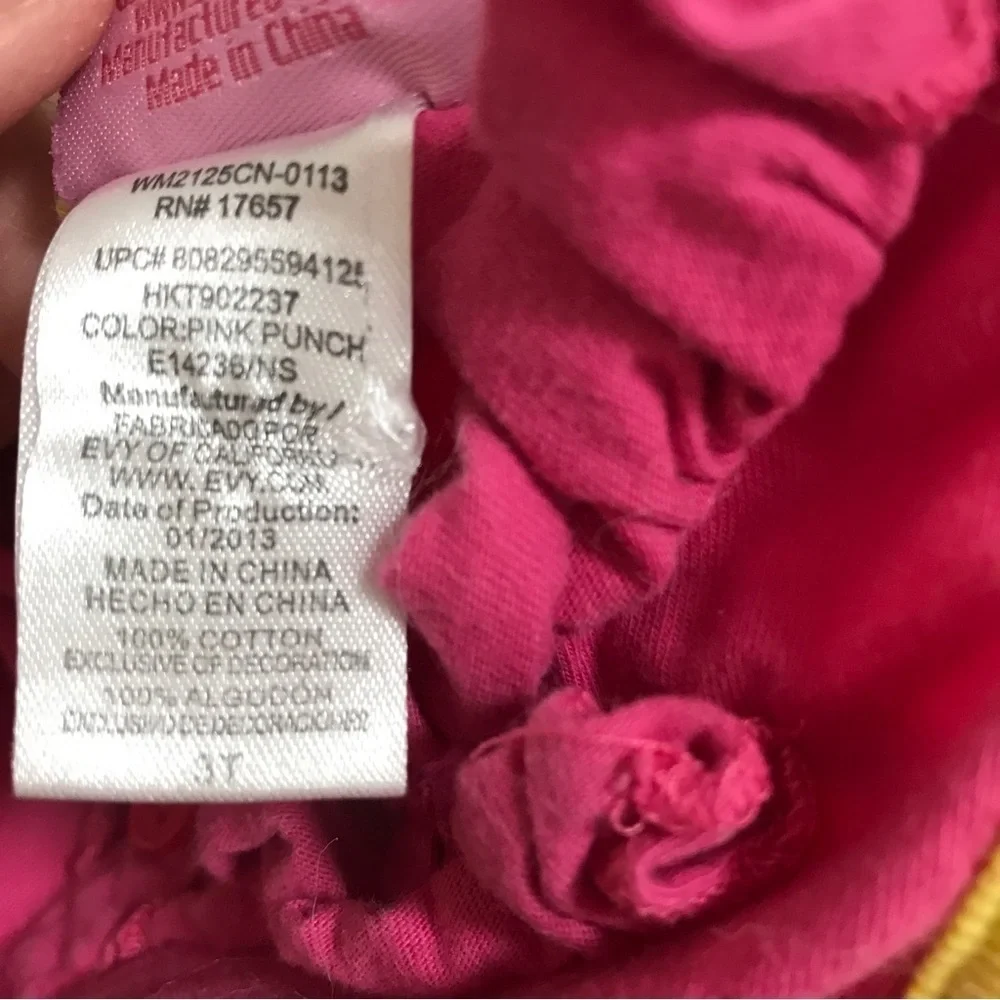 3/$15 Sanrio hello kitty toddler girl pink romper 3T